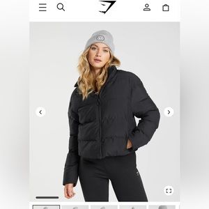 Gymshark puffer jacket